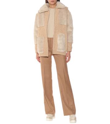 Pantalon évasé Claudia à taille mi-haute | Stella McCartney