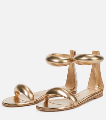 Bijoux metallic leather sandals | Gianvito Rossi