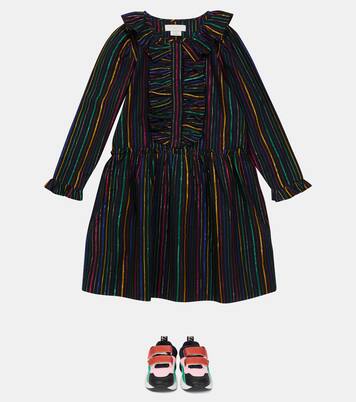 Robe rayée en coton mélangé | Stella McCartney Kids