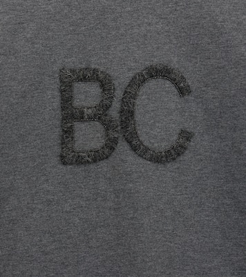 Logo stretch-cotton dress | Brunello Cucinelli Kids