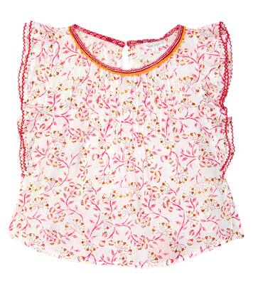 Blouse Amber à fleurs | Poupette St Barth Kids