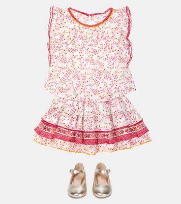 Blouse Amber à fleurs | Poupette St Barth Kids