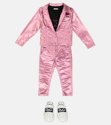 Embellished cotton T-shirt | Dolce&Gabbana Kids