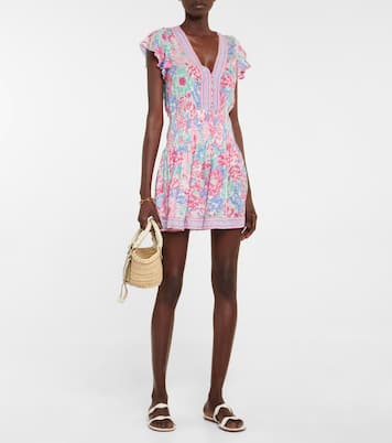 Robe Rachel à fleurs | Poupette St Barth