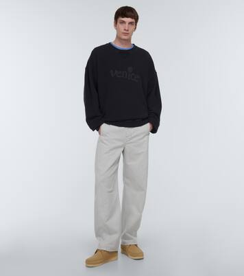 Printed cotton fleece sweatshirt | ERL