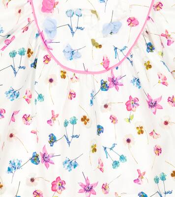 Floral-print cotton top | Il Gufo