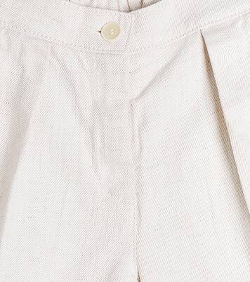 Cotton and linen shorts | Il Gufo