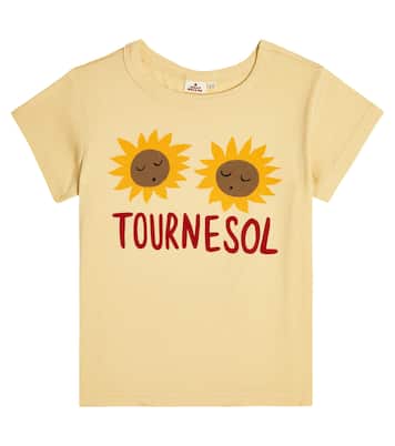 Tournesol printed cotton T-shirt | Jellymallow