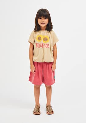 Tournesol printed cotton T-shirt | Jellymallow