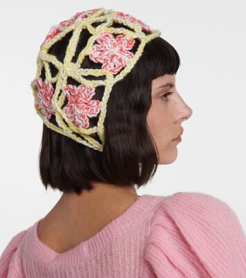 Crochet floral wool hat | Susan Fang