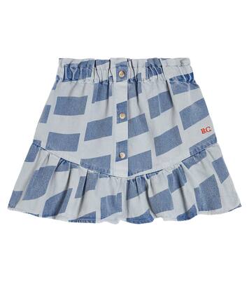 Checked denim skirt | Bobo Choses
