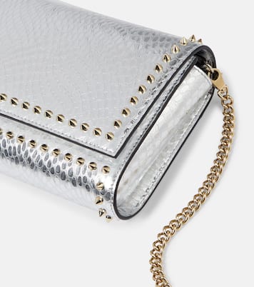 Paloma snake-effect leather clutch | Christian Louboutin