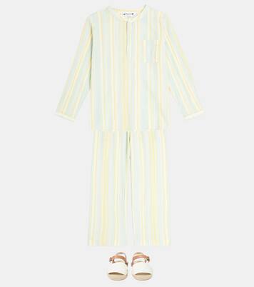 Aloise striped cotton pants | Bonpoint