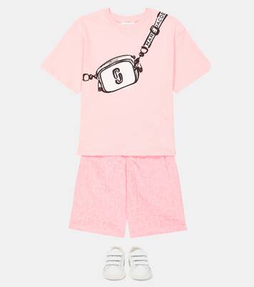 Shorts Monogram aus Frottee | Marc Jacobs Kids