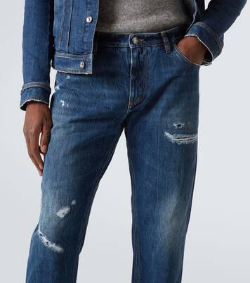 Distressed straight jeans | Dolce&Gabbana
