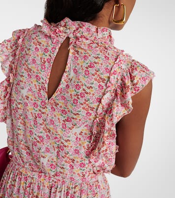 Belene floral ruffled jumpsuit | Poupette St Barth