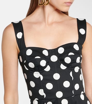 Minikleid aus einem Baumwollgemisch | Dolce&Gabbana