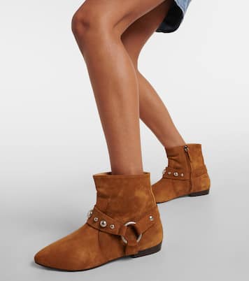 Siago embellished suede ankle boots | Isabel Marant