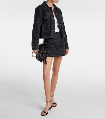 High-Rise-Jeansrock | Ganni