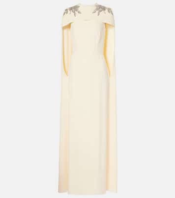 Embellished caped gown | Erdem
