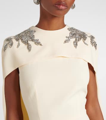 Embellished caped gown | Erdem