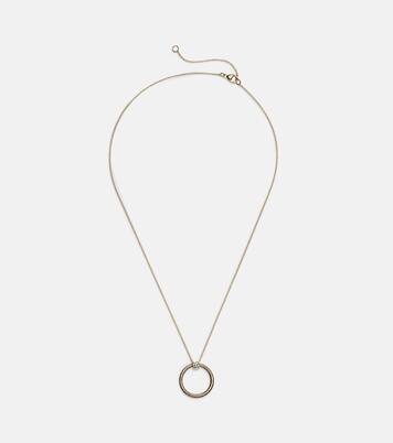Prince 14kt gold necklace with diamonds | Stone and Strand