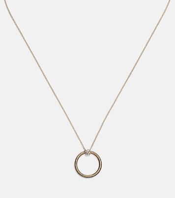 Prince 14kt gold necklace with diamonds | Stone and Strand