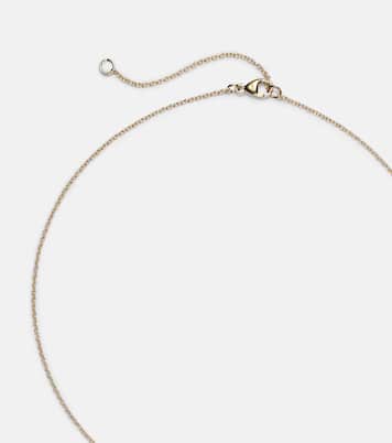 Prince 14kt gold necklace with diamonds | Stone and Strand