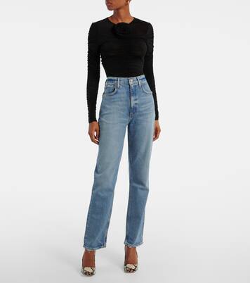 High-Rise Straight Jeans Stovepipe | Agolde