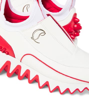 Mini Sharkyloub slip-on sneakers | Christian Louboutin Kids