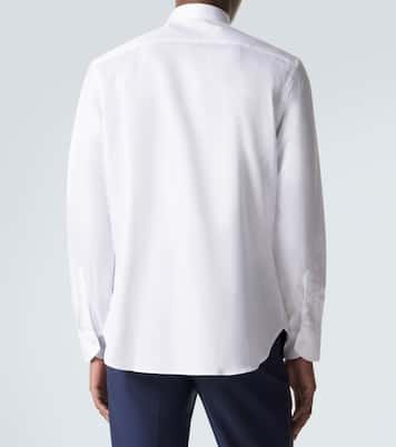 Cotton poplin shirt | Canali