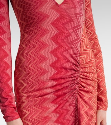 Chevron lamé midi dress | Missoni