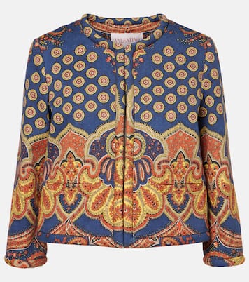 Voyage Imaginaire cotton jacket | Valentino