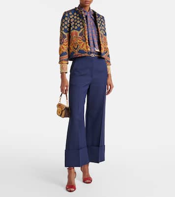 Voyage Imaginaire cotton jacket | Valentino