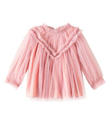 Sandra ruffled tulle shirt | C'era Una Volta