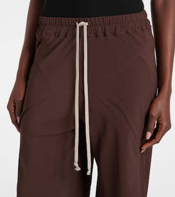 Gerade Hose Dietrich Drawstring aus Crêpe-Cady | Rick Owens