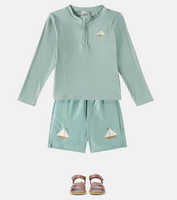 Mees embroidered swim trunks | Donsje