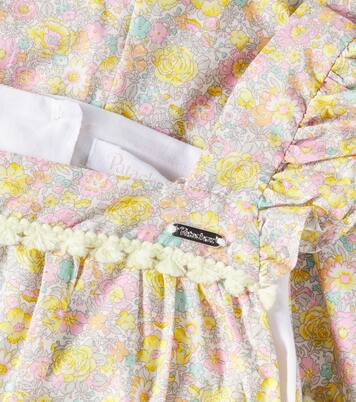 Floral cotton poplin romper | Patachou
