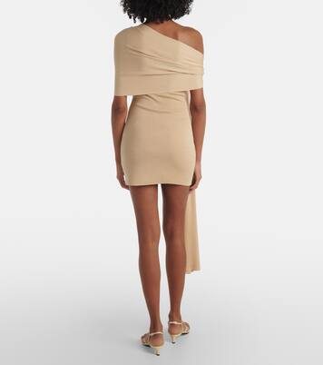 Robe asymétrique Chara en soie mélangée | Aya Muse