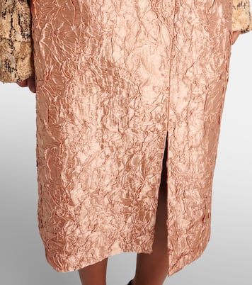 Midirock aus Lamé | Dries Van Noten