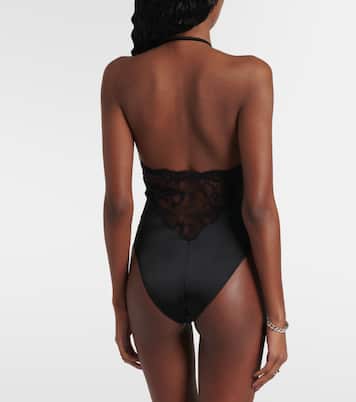 Body aus Spitze und Jersey | Givenchy