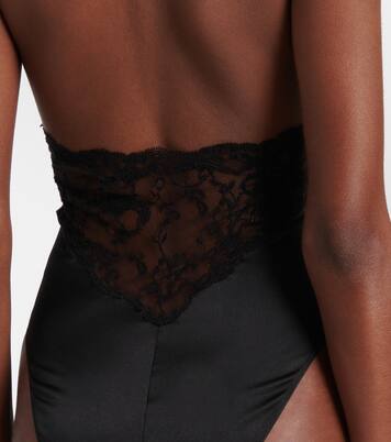 Body aus Spitze und Jersey | Givenchy