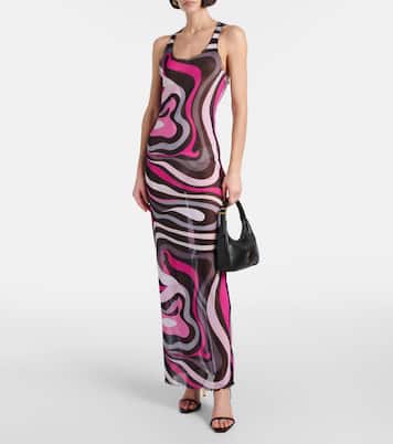 Marmo tulle maxi dress | Pucci