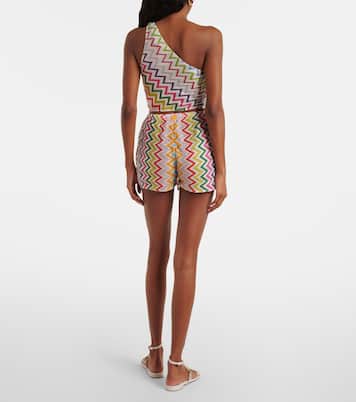 One-Shoulder-Top aus Häkelstrick | Missoni