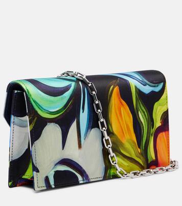 Loubi54 CL floral satin clutch | Christian Louboutin