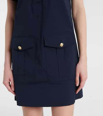 Lucca embellished linen shirt dress  | Veronica Beard