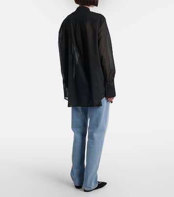 Oversize-Hemd aus Baumwolle | Toteme