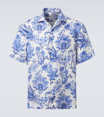 Paisley linen bowling shirt | Etro