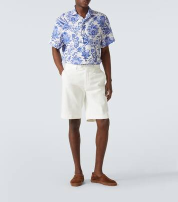 Paisley linen bowling shirt | Etro