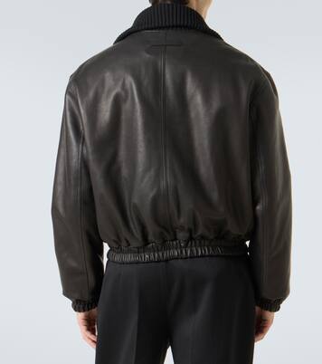 Veste bomber en cuir | Zegna